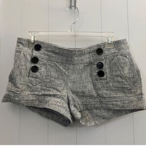 Express women’s button up shorts